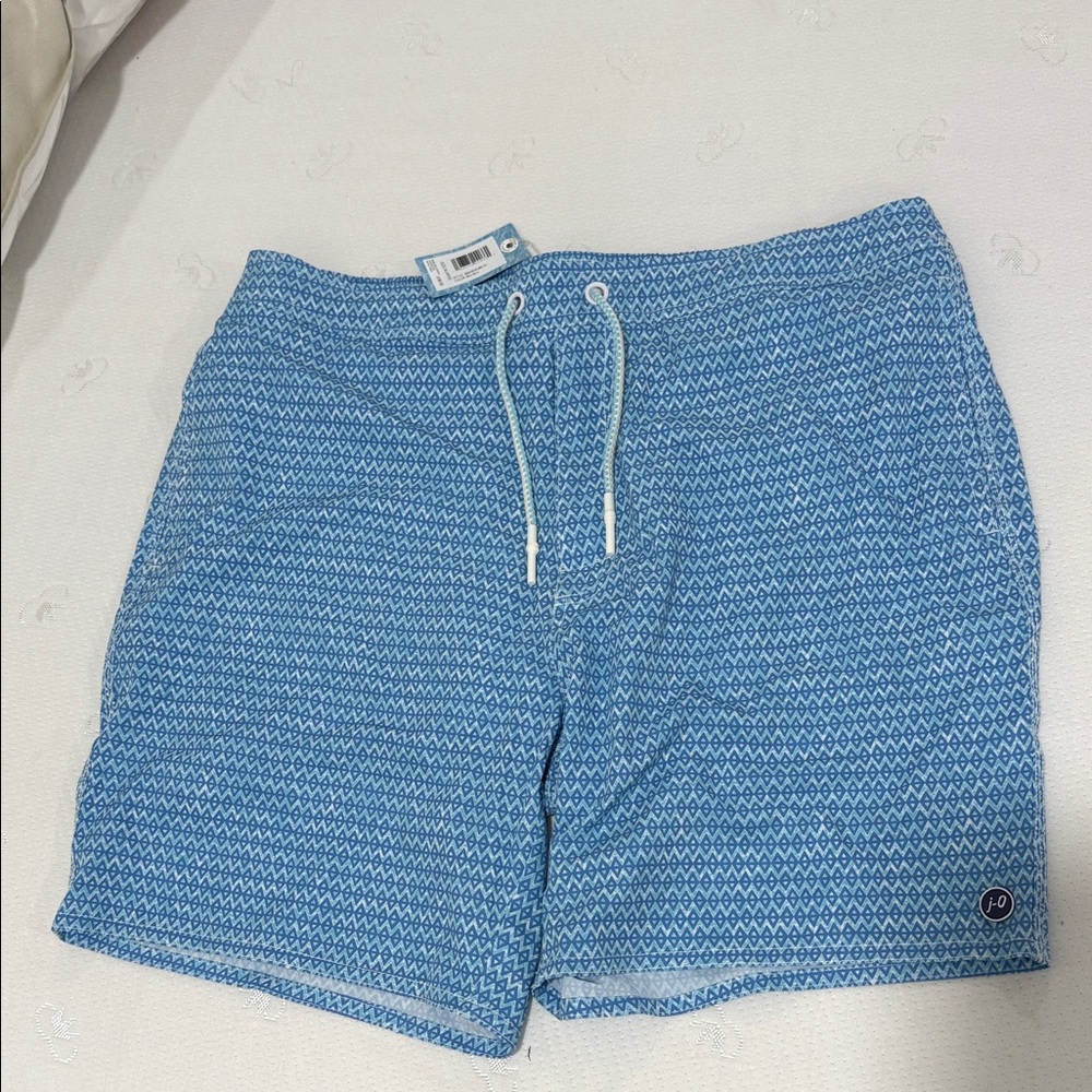 johnnie-O Light Blue Swim Shorts NWT